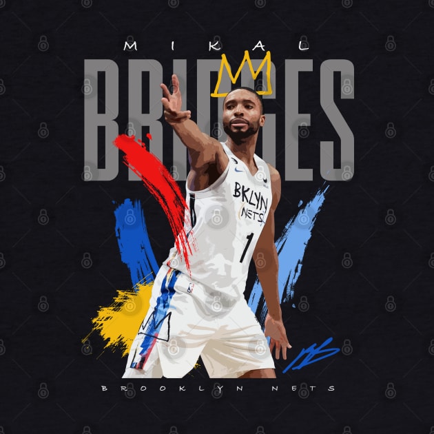 Mikal Bridges by Juantamad